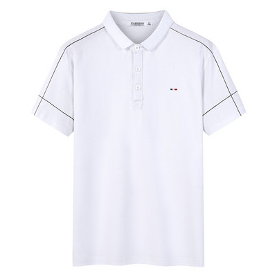 Ανδρικό μπλουζάκι με γιακά και κοντά μανίκια σε τέσσερα χρώματα