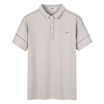 Ανδρικό μπλουζάκι με γιακά και κοντά μανίκια σε τέσσερα χρώματα