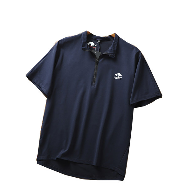 Muška majica s patentnim zatvaračem i aplikacijom