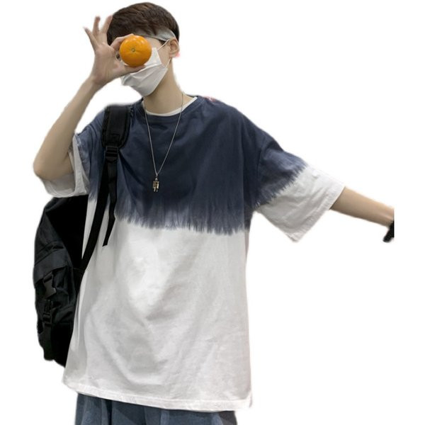 Καλοκαιρινό φαρδύ μπλουζάκι σε ιριδίζοντα χρώματα