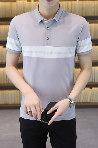 Muška moderna majica s gumbima i kragnom