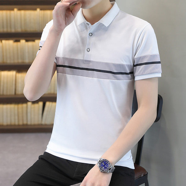 Muška moderna majica s gumbima i kragnom