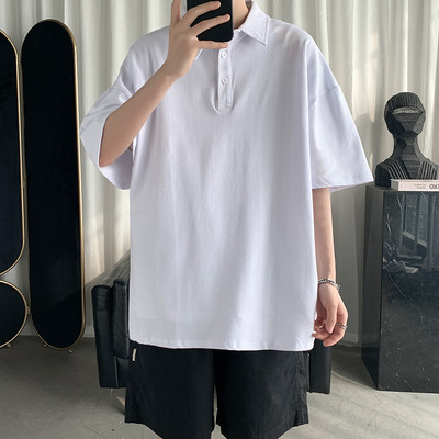 Ανδρική μπλούζα με χαλαρή εφαρμογή και 3/4 μανίκια