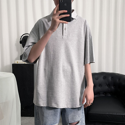 Ανδρική μπλούζα με χαλαρή εφαρμογή και 3/4 μανίκια