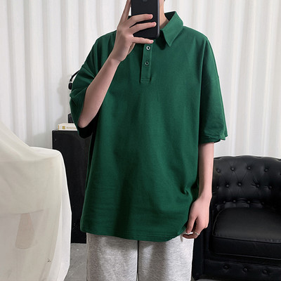 Ανδρική μπλούζα με χαλαρή εφαρμογή και 3/4 μανίκια