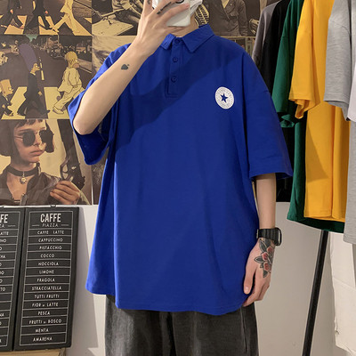 Ανδρική μπλούζα με χαλαρή εφαρμογή και 3/4 μανίκια