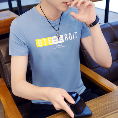 Uue mudeli meeste T-särk - ovaalse dekoltee ja lühikeste varrukatega