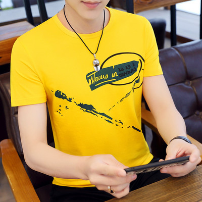 Uue mudeli meeste T-särk - ovaalse dekoltee ja lühikeste varrukatega