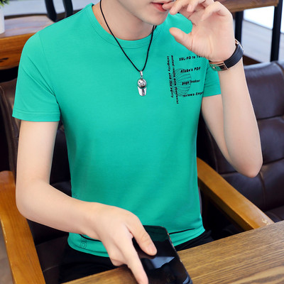 Uue mudeli meeste T-särk - ovaalse dekoltee ja lühikeste varrukatega