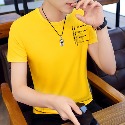 Uue mudeli meeste T-särk - ovaalse dekoltee ja lühikeste varrukatega