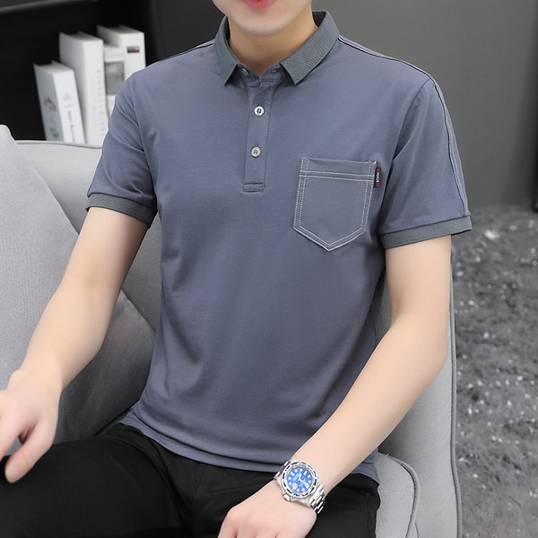 Muška majica s džepom i klasičnom kragnom