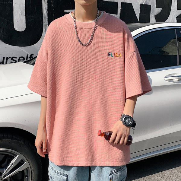 Laia lõikega ja 3/4 varrukatega meeste T-särk