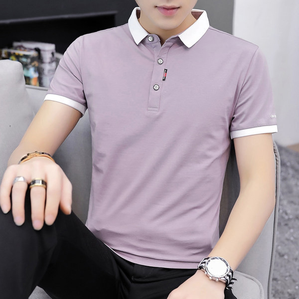 Kaasaegne meeste pluus krae ja nööpidega – mitut värvi