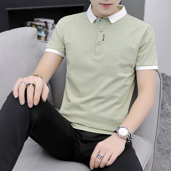 Kaasaegne meeste pluus krae ja nööpidega – mitut värvi