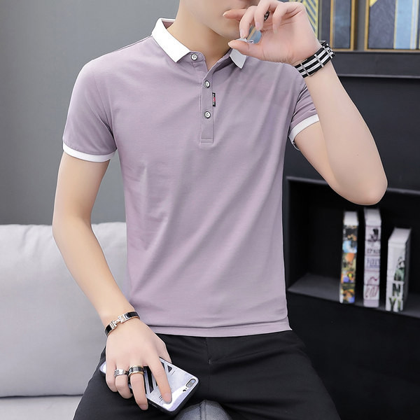 Kaasaegne meeste pluus krae ja nööpidega – mitut värvi