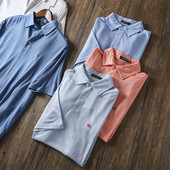 Klassikalise krae ja lühikeste varrukatega meeste pluus