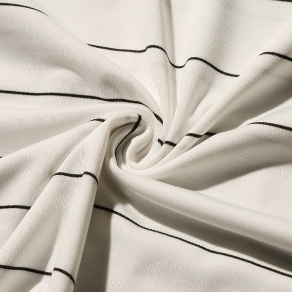 Meeste suvine lühikeste triibuliste varrukatega T-särk