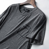 Ανδρικό μπλουζάκι σε γκρι χρώμα με τσέπη