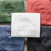 Ανδρικό μπλουζάκι με τλυπωμα και κοντά μανίκια