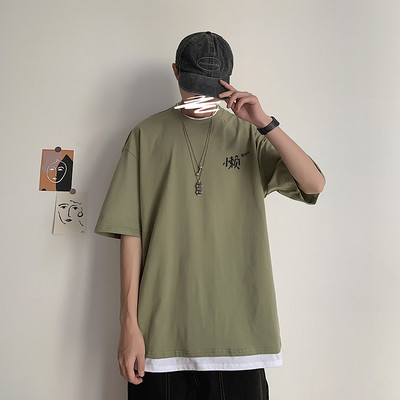 Uut mudelit suvine t-särk meestele seljal trükiga