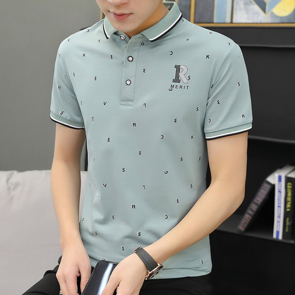 Mitmes värvitoonis vabaaja meeste pluus krae ja nööpidega