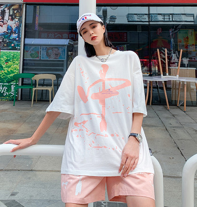 Καλοκαιρινό μπλουζάκι με μοτίβο - μοντέλο unisex