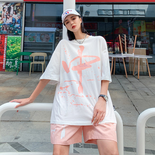 Καλοκαιρινό μπλουζάκι με μοτίβο - μοντέλο unisex