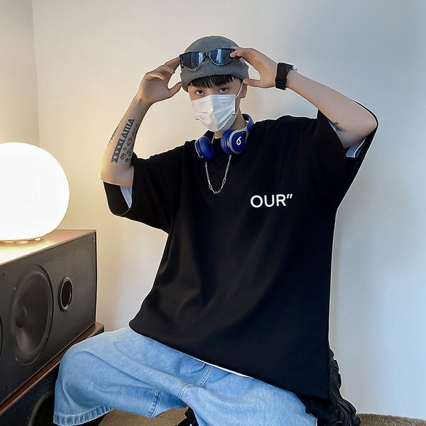 Ανδρικό καλοκαιρινό μπλουζάκι με δωρεάν περικοπή και 3/4 μανίκια