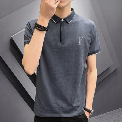 Muška ljetna bluza s klasičnom kragnom i kratkim rukavima