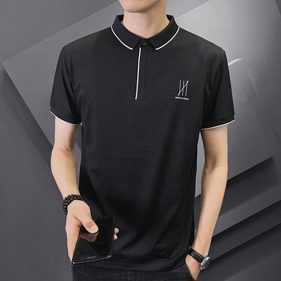 Muška ljetna bluza s klasičnom kragnom i kratkim rukavima