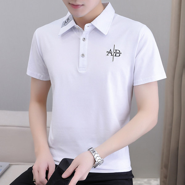 Модерна мъжка блуза с класическа яка и копчета- в няколко цвята