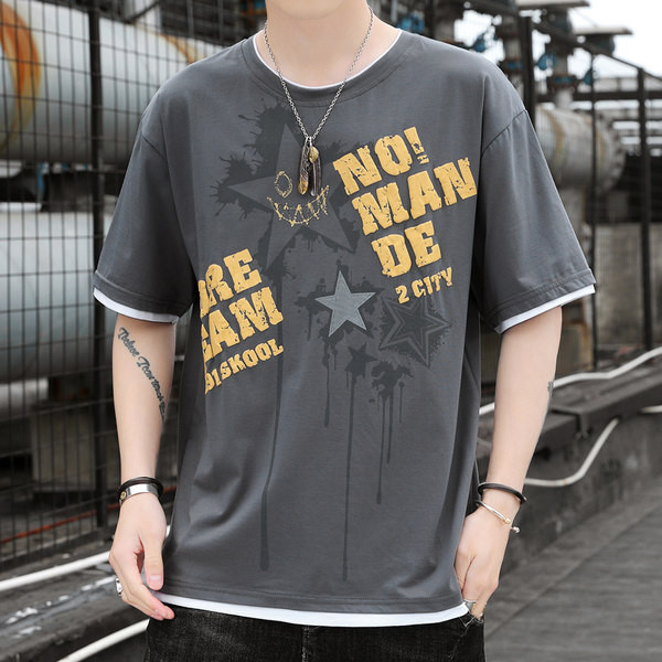 Ανδρικό μπλουζάκι με τύπωμα - σε διάφορα χρώματα