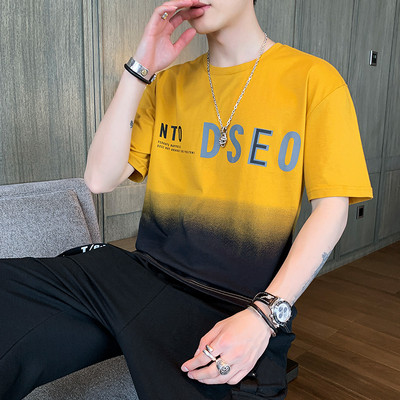 Casual puuvillane T-särk kirjadega