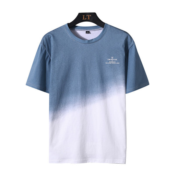 Meeste sillerdavates värvides lühikeste varrukatega T-särk