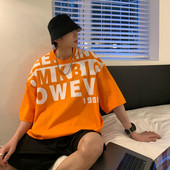 Lai kolmes värvitoonis kirjadega suvine T-särk