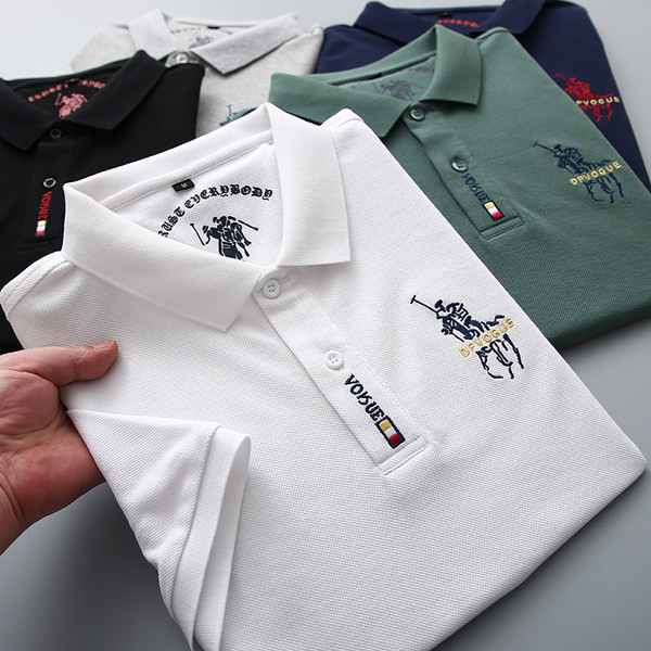 Muška majica s klasičnim ovratnikom i vezom