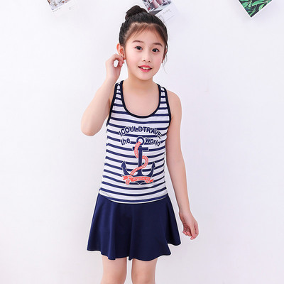 Dječji kupaći kostim s aplikacijom za djevojčice