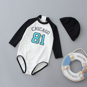 Laste pikkade varrukatega ujumistrikoo