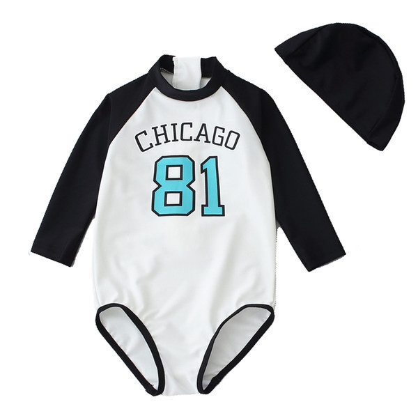 Laste pikkade varrukatega ujumistrikoo