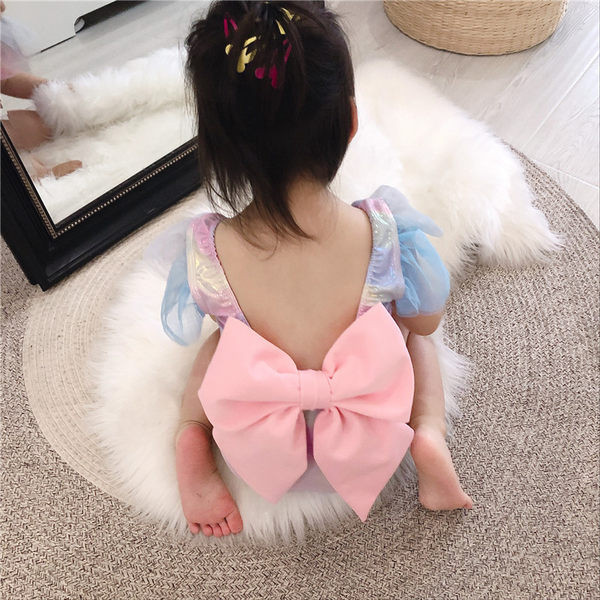 Új modell gyerek fürdőruha lányoknak - két modell