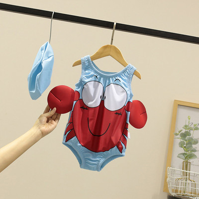 Täielik 3D-elemendiga laste ujumistrikoo tüdrukutele