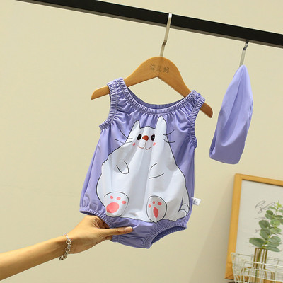 Novi model cijelog kupaćeg kostima sa 3D elementom i aplikacijom za djevojčice