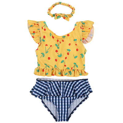 Kaheosaline laste ujumistrikoo tüdrukutele