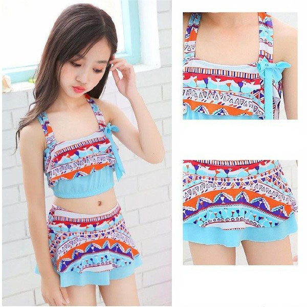 Laste ujumisriided tüdrukutele - kaks mudelit