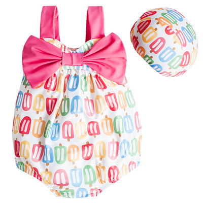 Novi model dječjeg kupaćeg kostima sa trakom i širokim naramenicama