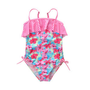 Laste värviline täisujumistrikoo tüdrukutele