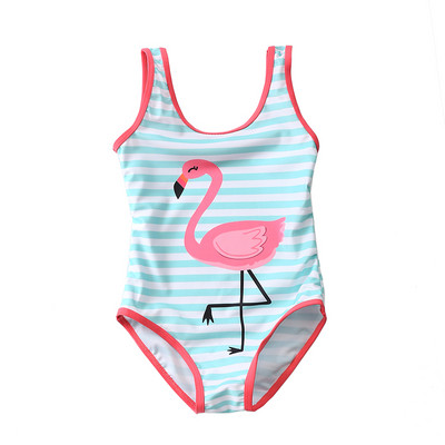 Laste värviline täisujumistrikoo tüdrukutele