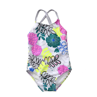 Laste värviline täisujumistrikoo tüdrukutele