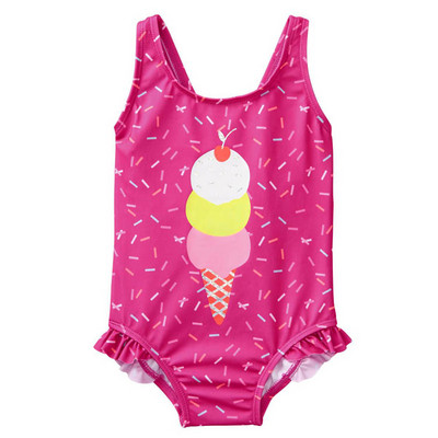 Laste värviline täisujumistrikoo tüdrukutele