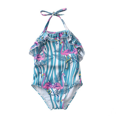 Laste värviline täisujumistrikoo tüdrukutele